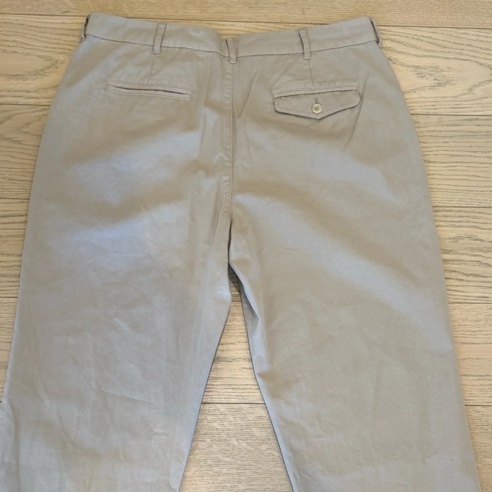 NWOT Ayr Womens Khaki Tan Chino Style 100% Cotton Pants Size 14